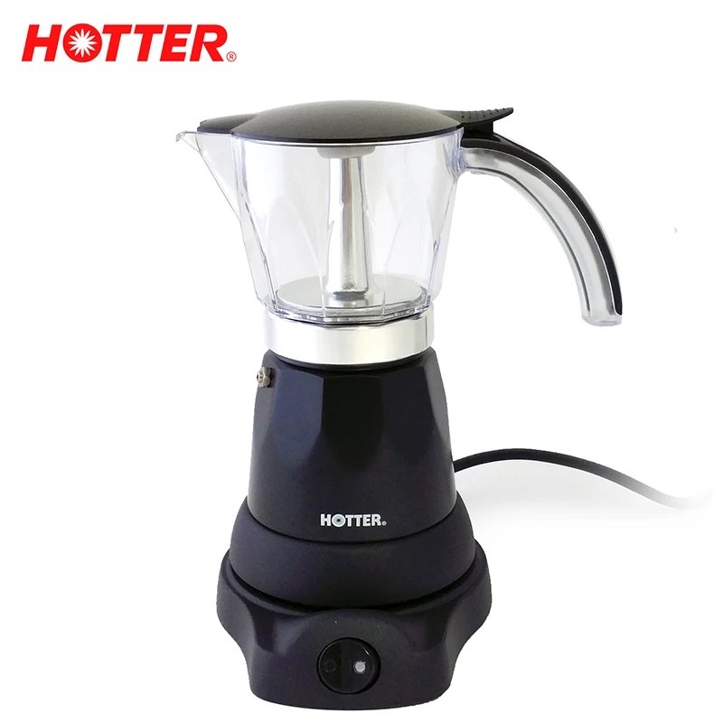 HOTTER HX 445 Кофеварка электрическая гейзерная 480 Вт Автоматическое отключение и