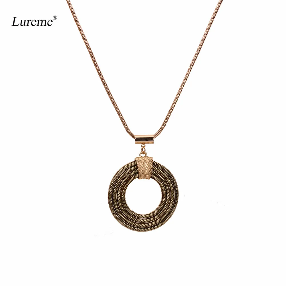 Lureme Vintage Snake Chain Antique Bronze Round Circle Pendant Necklace for Women (nl005558)
Lureme Vintage Snake Chain Antique Bronze Round Circle Pendant Necklace for Women (nl005558)