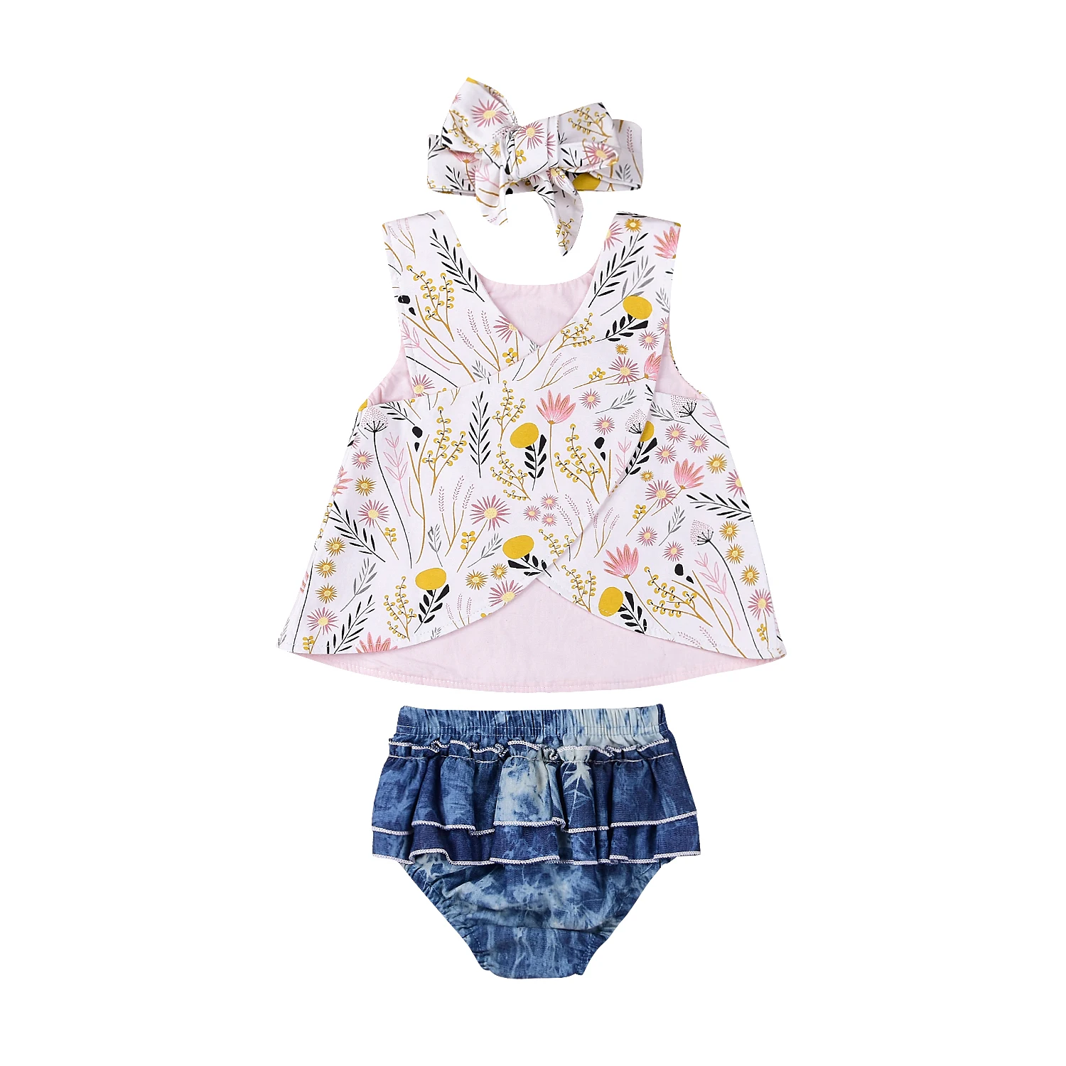 3pcs Baby Kids Girl Princess Outfit Clothes Set Dress Top+Headband+Shorts Pants Size 0-3T
3pcs Baby Kids Girl Princess Outfit Clothes Set Dress Top+Headband+Shorts Pants Size 0-3T
