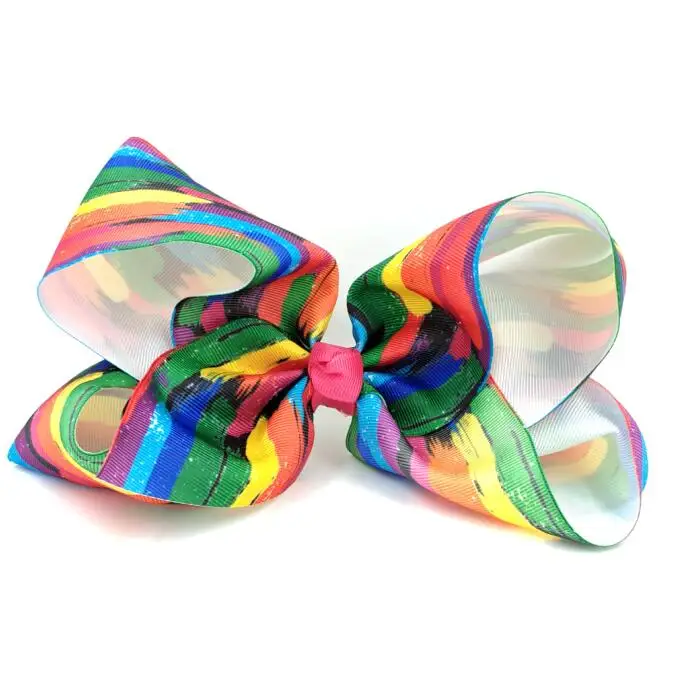 70pcs DHL Free shipping Jumbo Unicorn Rainbow Hair Bow With Alligator Clip for Kids Colorful Printed Ribbon HairBows
70pcs DHL Free shipping Jumbo Unicorn Rainbow Hair Bow With Alligator Clip for Kids Colorful Printed Ribbon HairBows