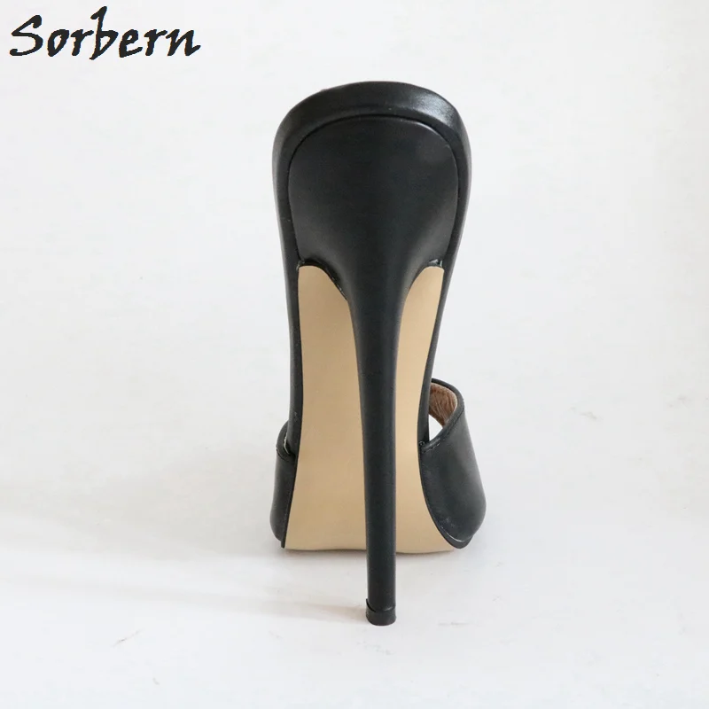 Sorbern Elegant White 18Cm High Heel Slippers Women Peep Toe Stilettos Slides Female Shoes Summer Runway Shoes Women 2018
Sorbern Elegant White 18Cm High Heel Slippers Women Peep Toe Stilettos Slides Female Shoes Summer Runway Shoes Women 2018