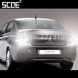Фото SCOE автомобильный Стайлинг 36 LED + 2 объектива R5 лампа заднего хода для Peugeot 206 207 307 308
