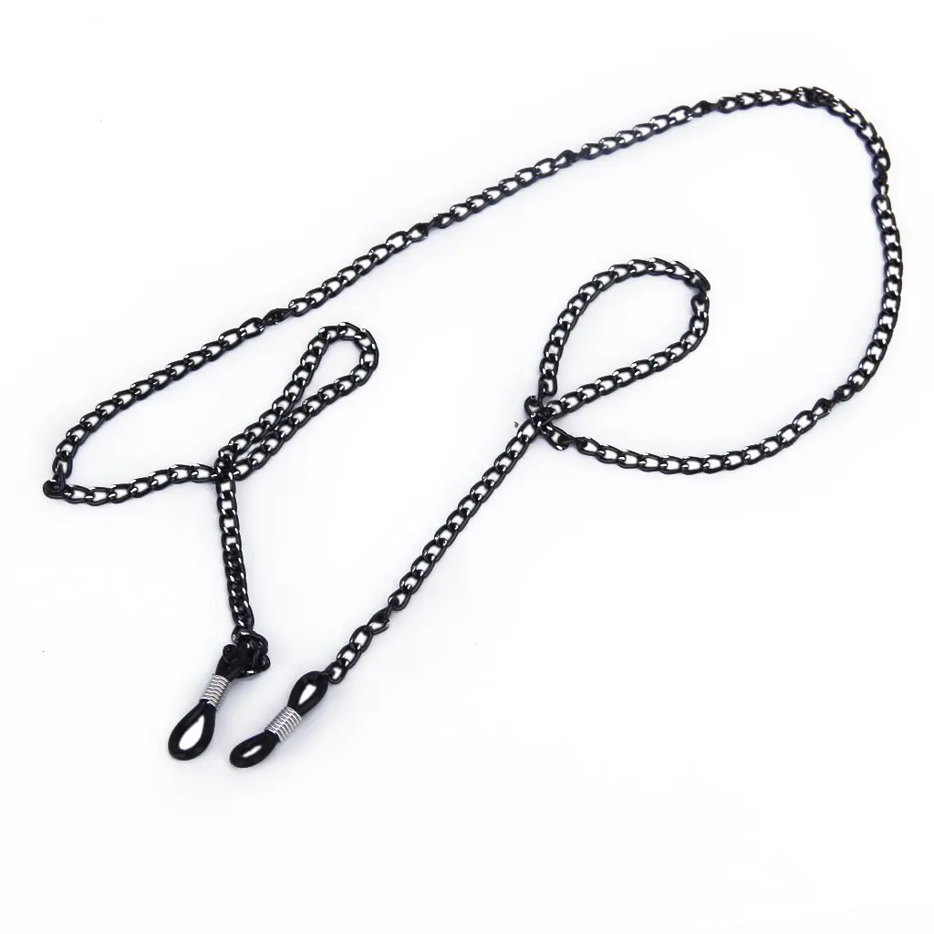 NEW Fashion Black Metal Sunglasses Eyeglass Chain Adjustable Ends Glasses Holder Retainer
NEW Fashion Black Metal Sunglasses Eyeglass Chain Adjustable Ends Glasses Holder Retainer