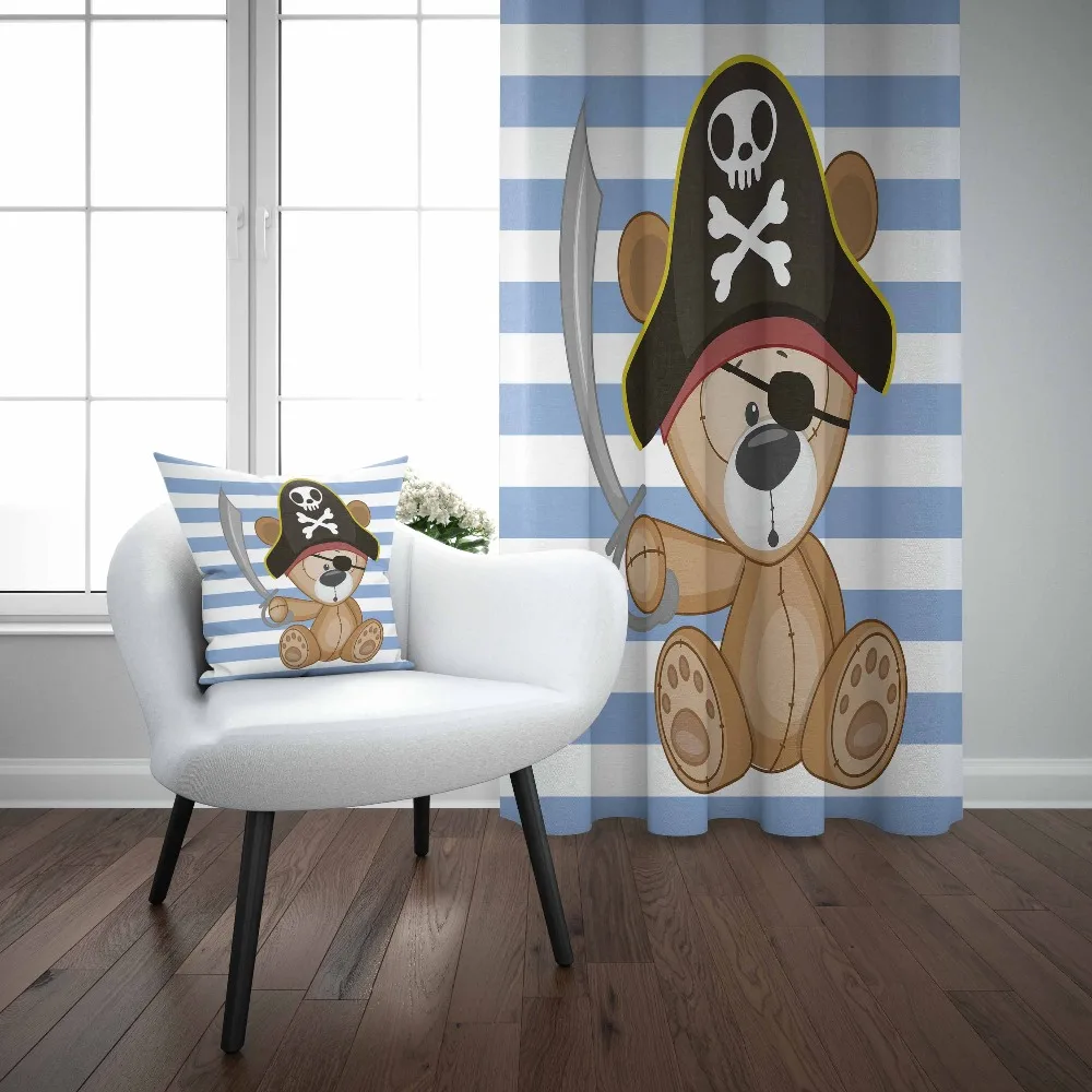 Else Blue Stripes Lines Pirate Sailor Bears Sword 3d Print Kids Baby Children Window Panel Set Curtain Combine Gift Pillow Case
Else Blue Stripes Lines Pirate Sailor Bears Sword 3d Print Kids Baby Children Window Panel Set Curtain Combine Gift Pillow Case