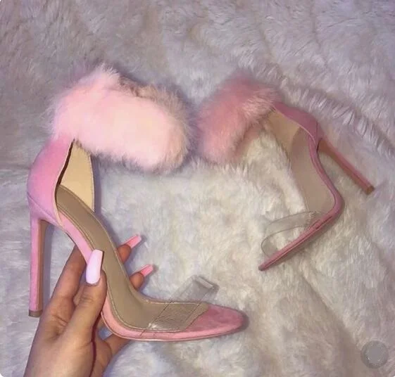 Hot Selling White Fur Women Sandals Cut-out Fur Ankle Wrap PVC Transparente Strap High Heel Dress Shoes Ladies Shoes And Heels
Hot Selling White Fur Women Sandals Cut-out Fur Ankle Wrap PVC Transparente Strap High Heel Dress Shoes Ladies Shoes And Heels