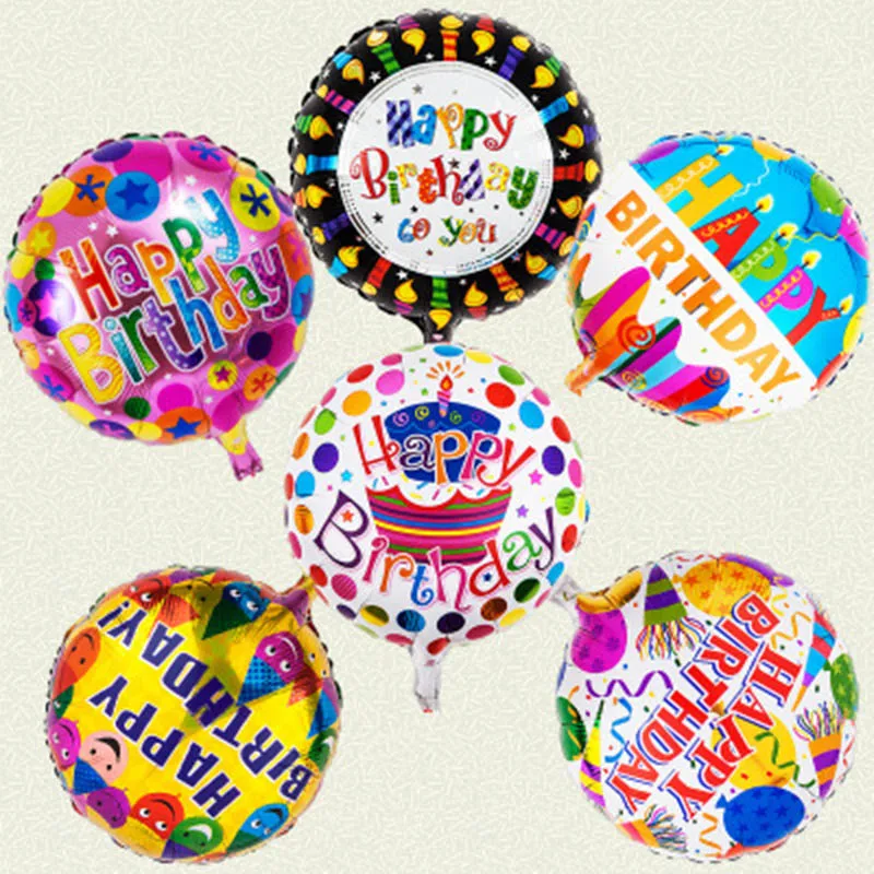 18inch Happy Birthday Foil Balloons Kids Helium Air Ball Toys Baby Shower Decorations Anniversaire Wedding Ballon Party Supplies
18inch Happy Birthday Foil Balloons Kids Helium Air Ball Toys Baby Shower Decorations Anniversaire Wedding Ballon Party Supplies