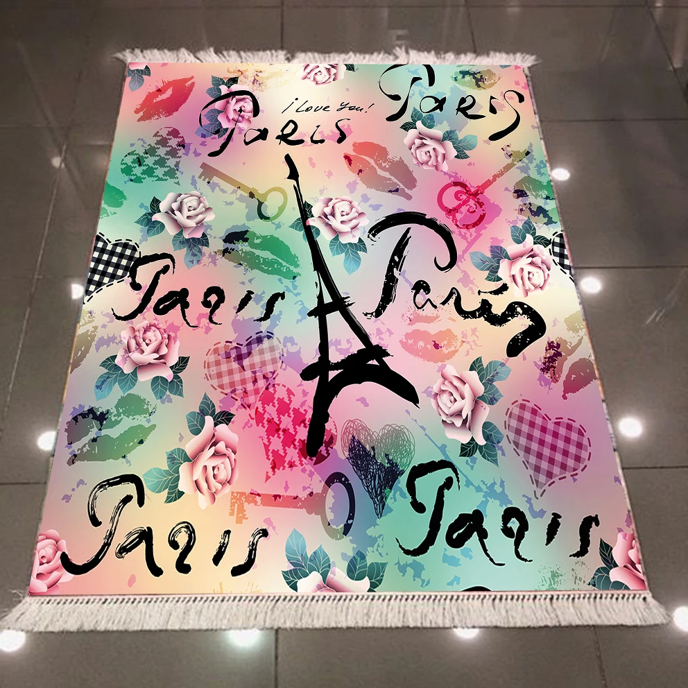 Else Eiffel Tower Paris Writen Green Pink Yellow Roses 3d Microfiber Anti Slip Back Washable Decorative Kilim Area Rug Carpet
Else Eiffel Tower Paris Writen Green Pink Yellow Roses 3d Microfiber Anti Slip Back Washable Decorative Kilim Area Rug Carpet