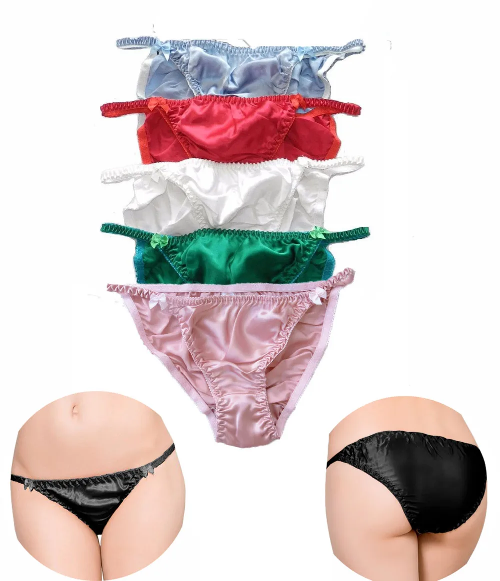 Women's Satin Silk T pants 100% Silk briefs underpants Lady's panties Plus size M L XL XXL
Women's Satin Silk T pants 100% Silk briefs underpants Lady's panties Plus size M L XL XXL