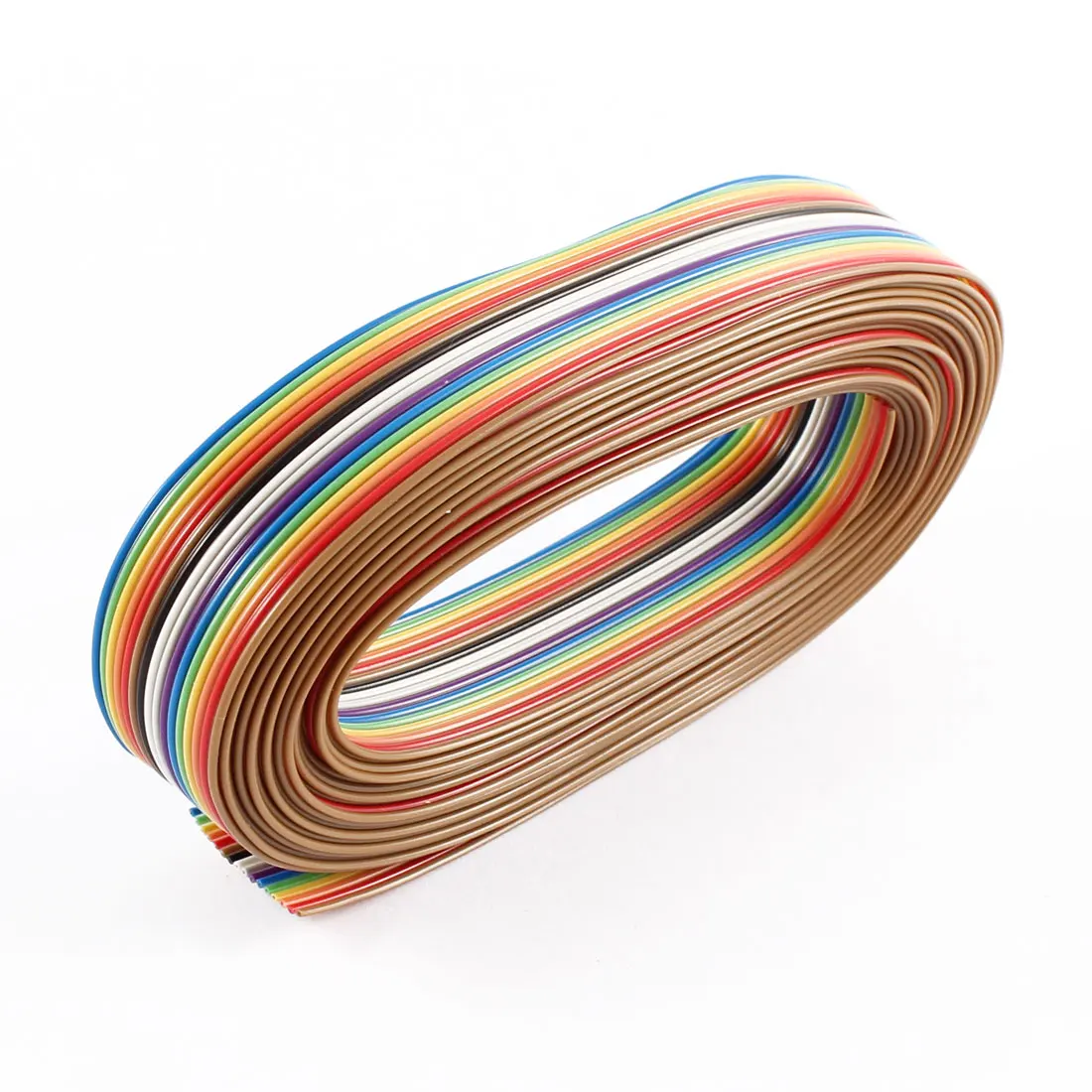 UXCELL 13Ft 4M Length 16 Way 16 Pin Rainbow Color Flat Ribbon Cable Idc Wire 1.27Mm Spacing Diy For Clean Terminations
UXCELL 13Ft 4M Length 16 Way 16 Pin Rainbow Color Flat Ribbon Cable Idc Wire 1.27Mm Spacing Diy For Clean Terminations