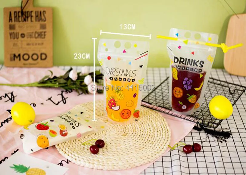 500pcs Transparent Self-sealed Plastic Beverage Bag DIY Drink Container Drinking Bag Fruit Juice Food Storage Bag
500pcs Transparent Self-sealed Plastic Beverage Bag DIY Drink Container Drinking Bag Fruit Juice Food Storage Bag