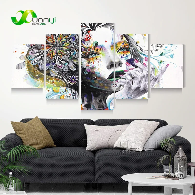 5 Piece Indian Girl Poster Painting Canvas Print On The Wall Cuadros Decoration Canvas Picture Art For Living Room Unframed
5 Piece Indian Girl Poster Painting Canvas Print On The Wall Cuadros Decoration Canvas Picture Art For Living Room Unframed