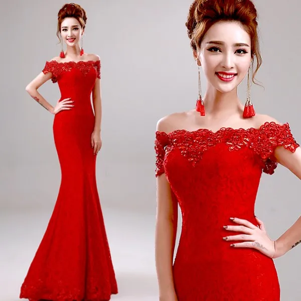 2018 new hot Mermaid Boat Neck Cap Sleeves White Satin Lace Long Cheap Bridesmaid Dresses Under 50 Wedding evening Party Dresses
2018 new hot Mermaid Boat Neck Cap Sleeves White Satin Lace Long Cheap Bridesmaid Dresses Under 50 Wedding evening Party Dresses