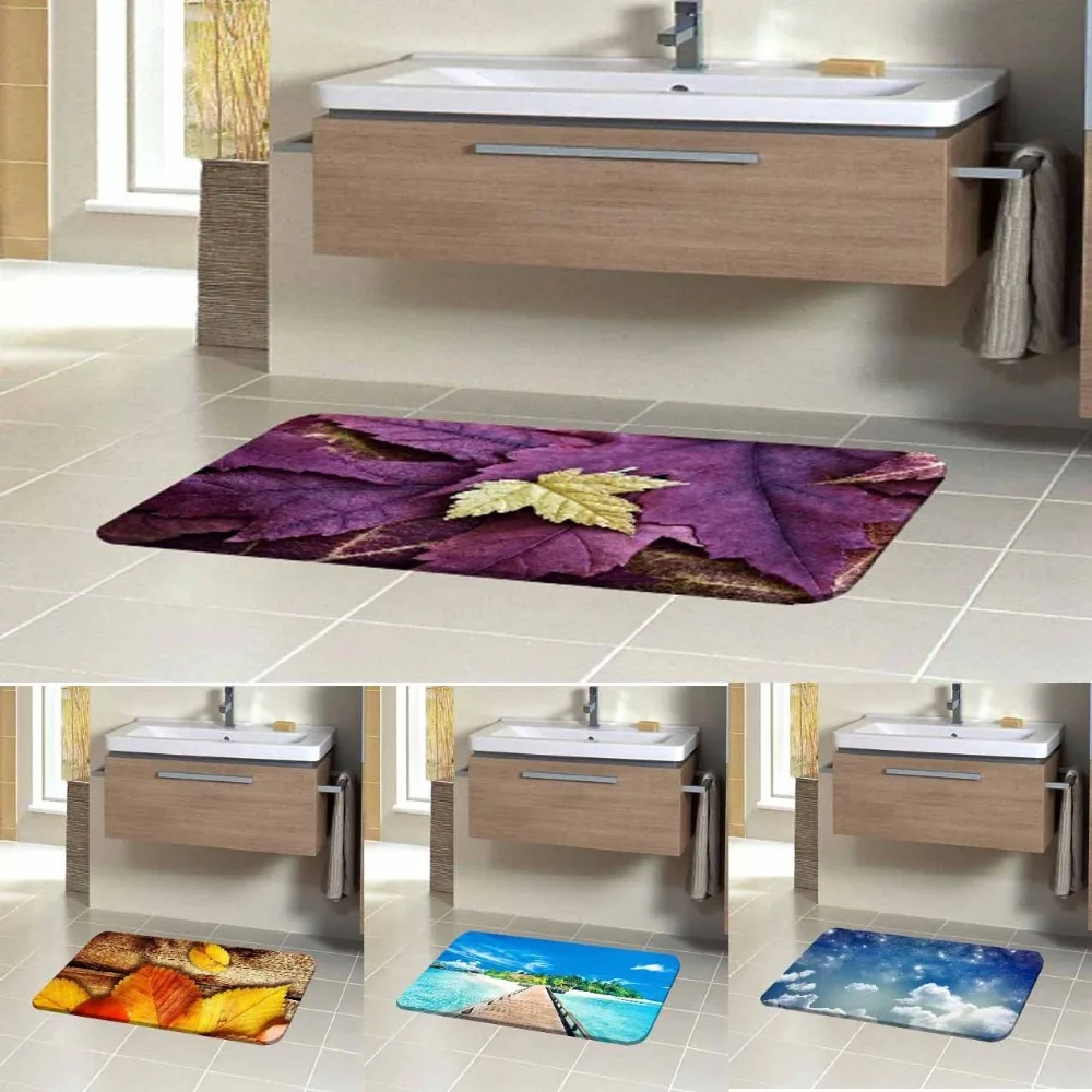 Else Blue Sky Clouds Purple Leaf Yellow Leaves Sea 3d Digital Print Thin Non Slip Microfiber Bath Mat Rug for Bathroom 50x80cm
Else Blue Sky Clouds Purple Leaf Yellow Leaves Sea 3d Digital Print Thin Non Slip Microfiber Bath Mat Rug for Bathroom 50x80cm