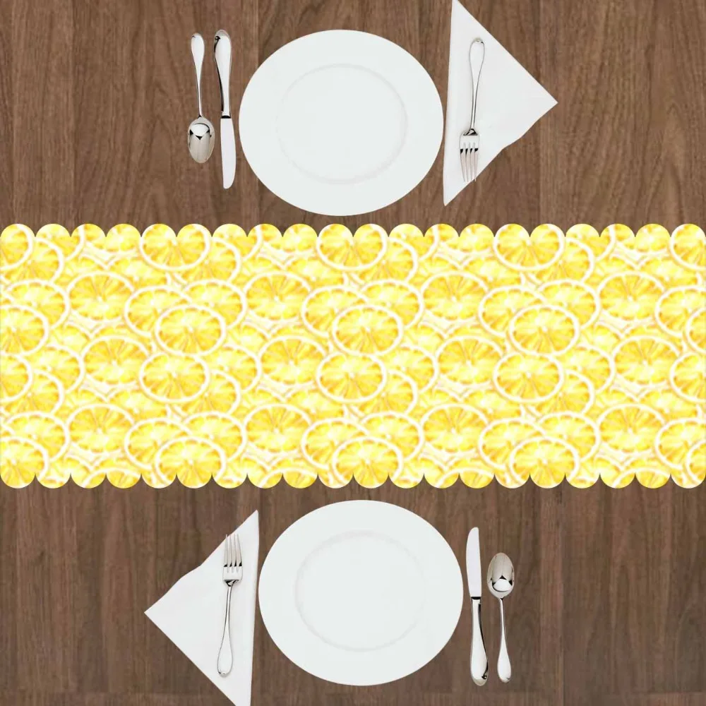 Else Slice of Yellow White Lemons Vegetables 3d Print Pattern Modern Table Runner for Kitchen Dining Room Tablecloth
Else Slice of Yellow White Lemons Vegetables 3d Print Pattern Modern Table Runner for Kitchen Dining Room Tablecloth