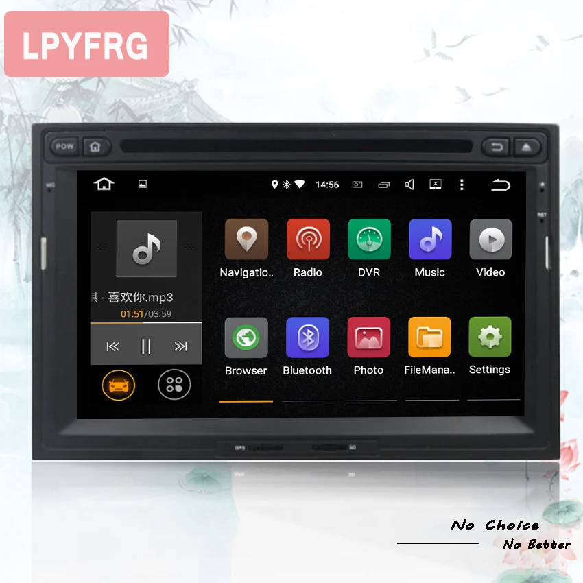 Автомобильный DVD плеер с GPS для Peugeot 3008 5008 7 дюймов HD android 10 стерео Wi Fi 4 + 32