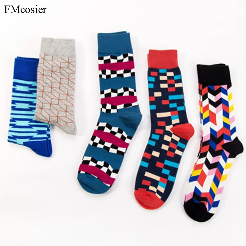 5 Pairs Funny Mens Dress Casual Colorful Socks for men style Man Pack Chaussette Homme Coton calcetines compressie sokken 44 46
5 Pairs Funny Mens Dress Casual Colorful Socks for men style Man Pack Chaussette Homme Coton calcetines compressie sokken 44 46