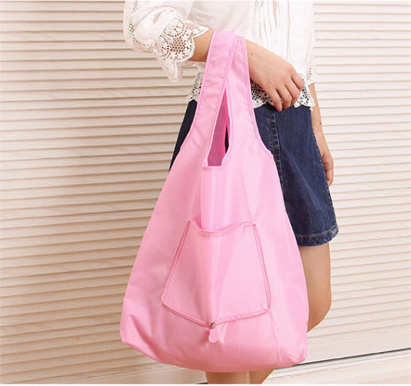 Fashion Foldable Shopping Travel Shoulder Bag Pouch Tote Handbag Solid Color Folding Reusable Bag 5pcs/lot
Fashion Foldable Shopping Travel Shoulder Bag Pouch Tote Handbag Solid Color Folding Reusable Bag 5pcs/lot