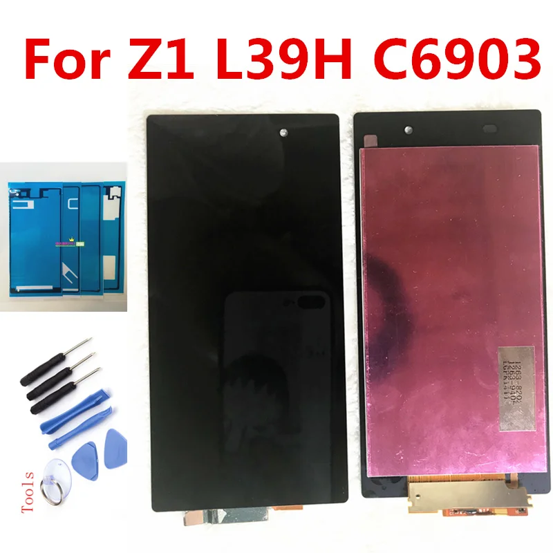 ЖК-дисплей 5,0 дюймов для SONY Z1 C6903 L39H, дисплей для SONY Xperia Z1, ЖК-дисплей с сенсорным экраном и дигитайзером C6906 C6943 C6902
ЖК-дисплей 5,0 дюймов для SONY Z1 C6903 L39H, дисплей для SONY Xperia Z1, ЖК-дисплей с сенсорным экраном и дигитайзером C6906 C6943 C6902