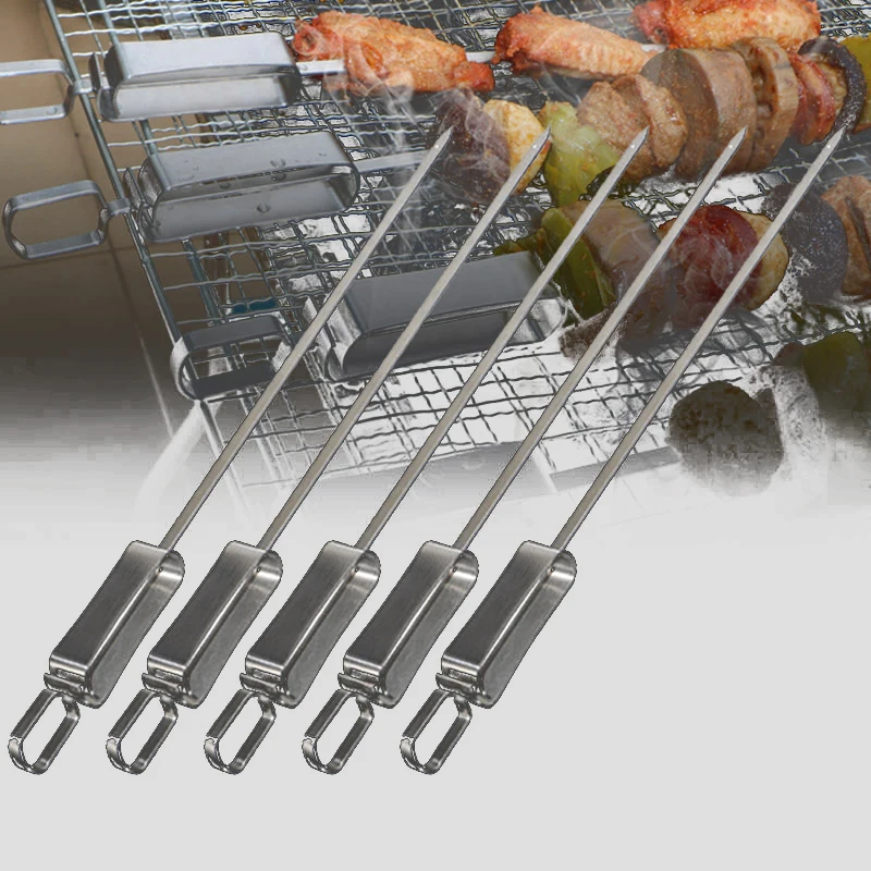 Portable Barbecue Fork Stainless Steel Barbecue Grill Accessories Cooking Tools Outdoors BBQ Fork Meat Vegetables 6Pcs/Set
Portable Barbecue Fork Stainless Steel Barbecue Grill Accessories Cooking Tools Outdoors BBQ Fork Meat Vegetables 6Pcs/Set