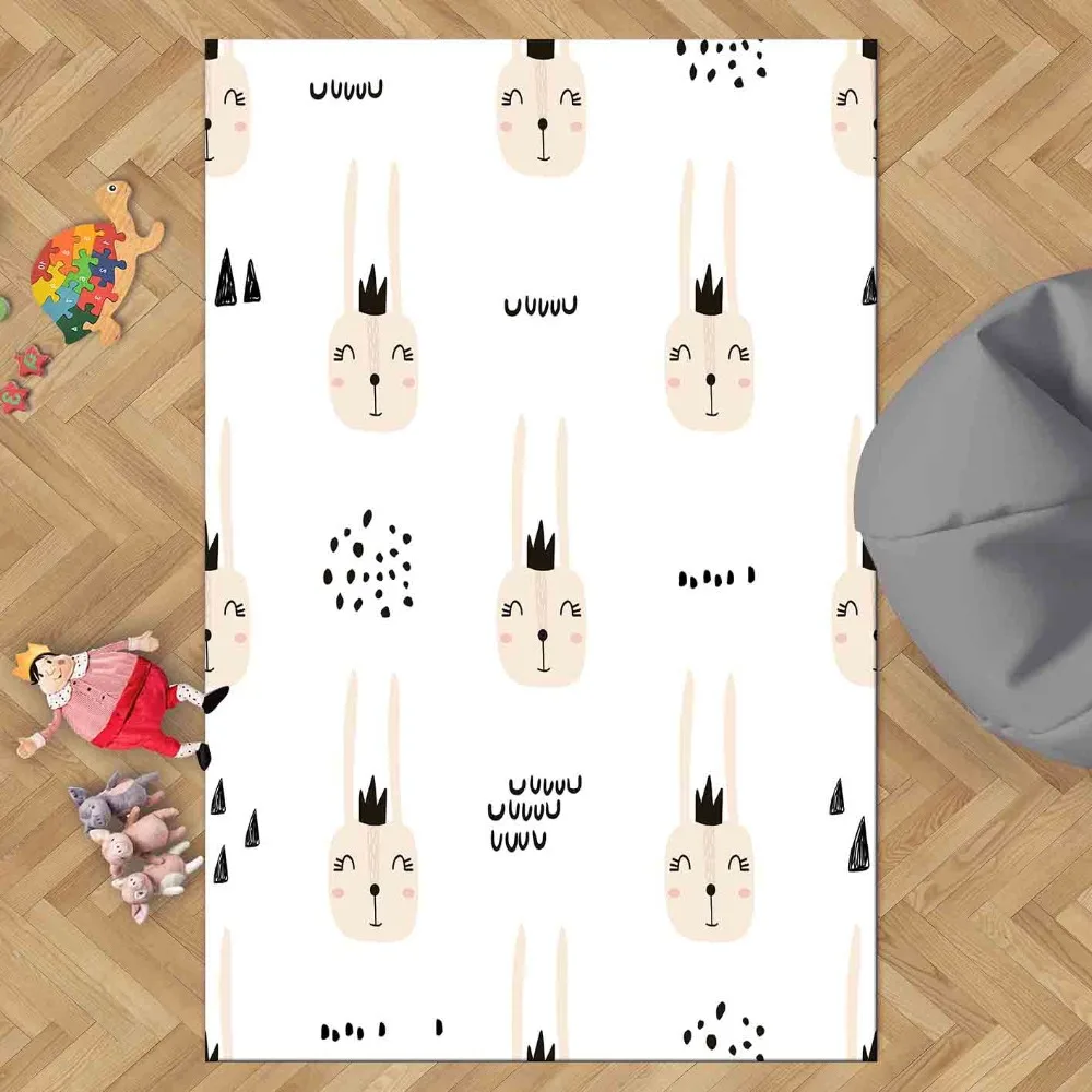 Else Funny Pink Rabbit White Floor Animals 3d Print Non Slip Microfiber Children Kids Room Decorative Area Rug Kids Mat
Else Funny Pink Rabbit White Floor Animals 3d Print Non Slip Microfiber Children Kids Room Decorative Area Rug Kids Mat