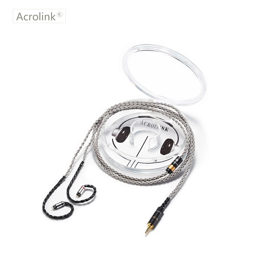 Acrolink 1 2 м Высокое качество PCOCC DIY Модернизированный кабель для наушников Ремонт