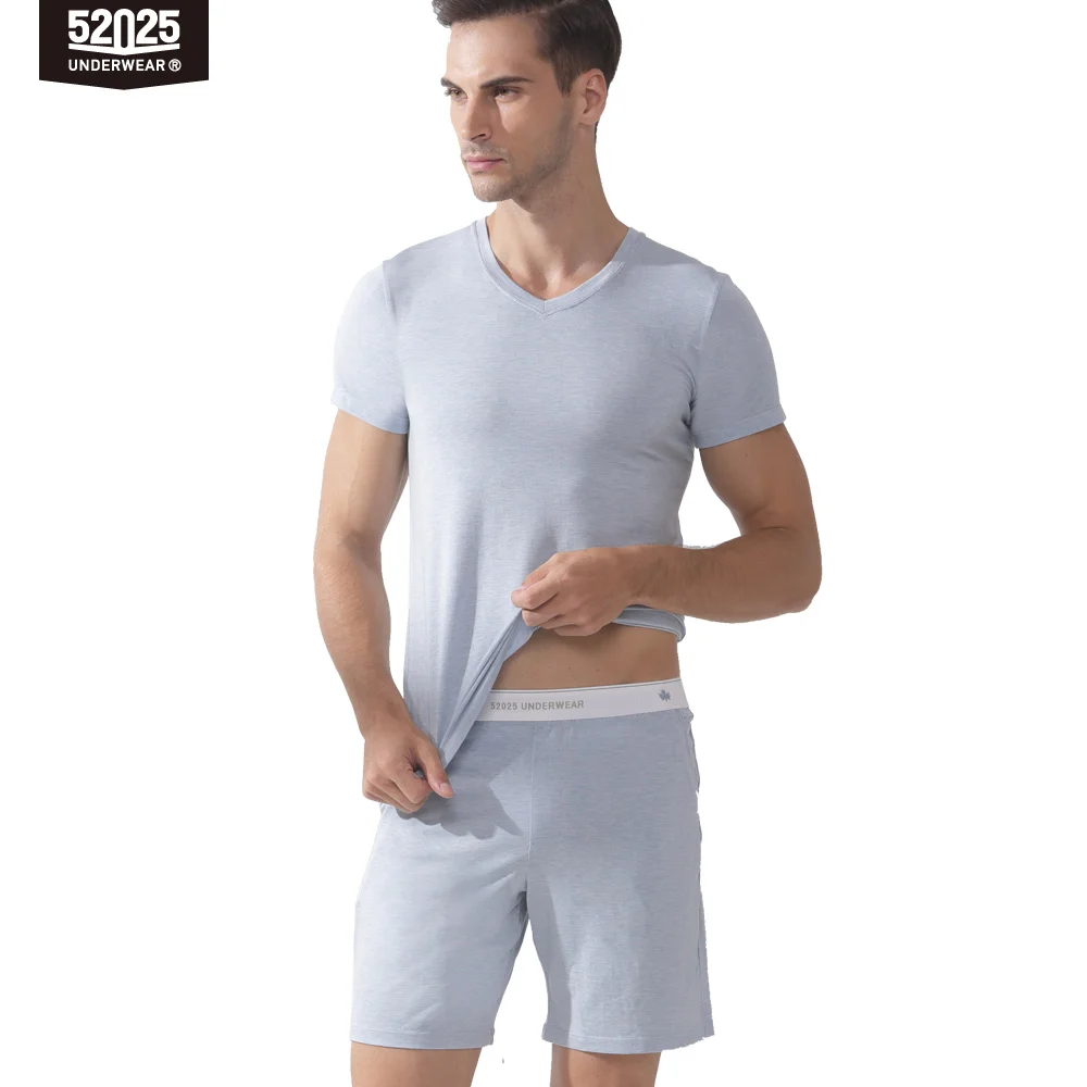 52025 Mens Pajamas Set Sleepwear Modal Soft Comfortable Loungewear Men Pyjama Set Home Clothes Pijama hombre Sleep shorts
52025 Mens Pajamas Set Sleepwear Modal Soft Comfortable Loungewear Men Pyjama Set Home Clothes Pijama hombre Sleep shorts