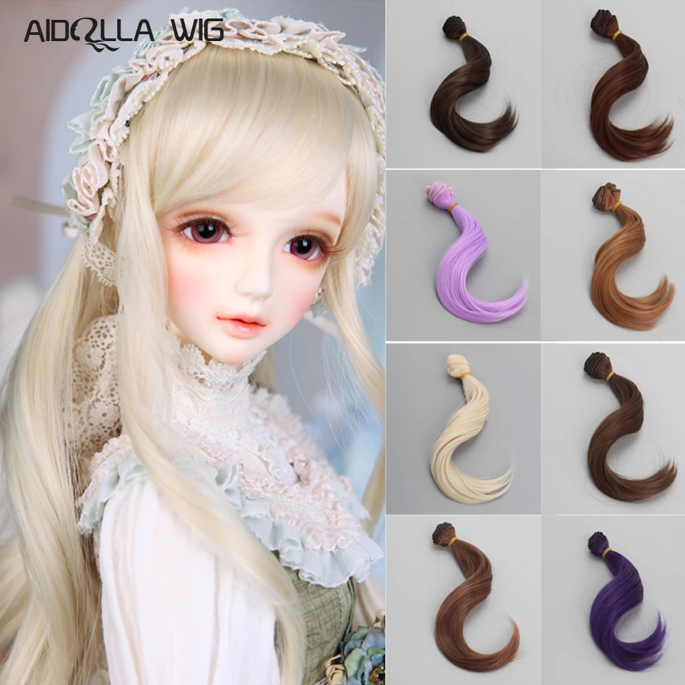 1PCS BJD Hair 15CM Synthetic Fiber Curly Hair 16 Colors For Doll Wigs DIY Russian Doll Wigs Fits Kurhn BJD SD American Doll
1PCS BJD Hair 15CM Synthetic Fiber Curly Hair 16 Colors For Doll Wigs DIY Russian Doll Wigs Fits Kurhn BJD SD American Doll