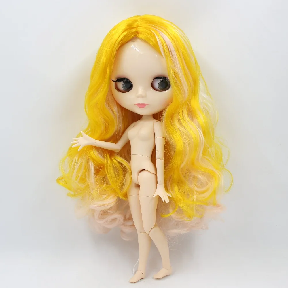 ICY DBS Blyth Doll 1/6 bjd joint body white skin BL2352/136/3038 Yellow mix white and pink hair 30cm
ICY DBS Blyth Doll 1/6 bjd joint body white skin BL2352/136/3038 Yellow mix white and pink hair 30cm