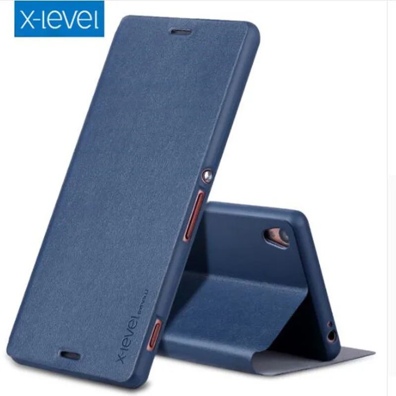 X Level Роскошный чехол книжка из искусственной кожи в деловом стиле для Sony Z Ultra(XL39h)