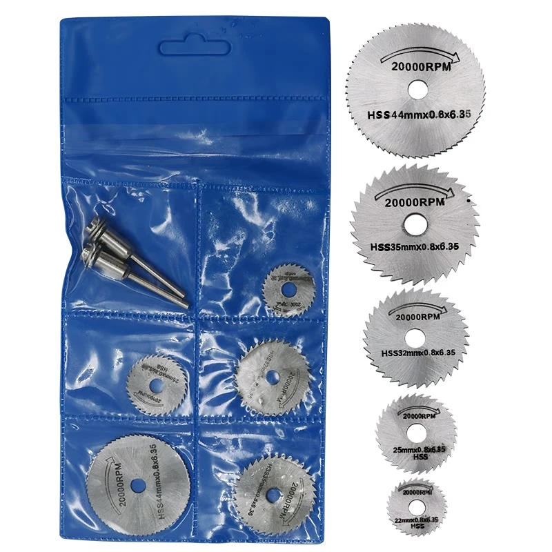 7pcs set Mini HSS Circular Saw Blade Rotary Tool For Dremel Metal Cutter Power Tool Set Wood Cutting Discs Drill Mandrel Cutoff
7pcs set Mini HSS Circular Saw Blade Rotary Tool For Dremel Metal Cutter Power Tool Set Wood Cutting Discs Drill Mandrel Cutoff