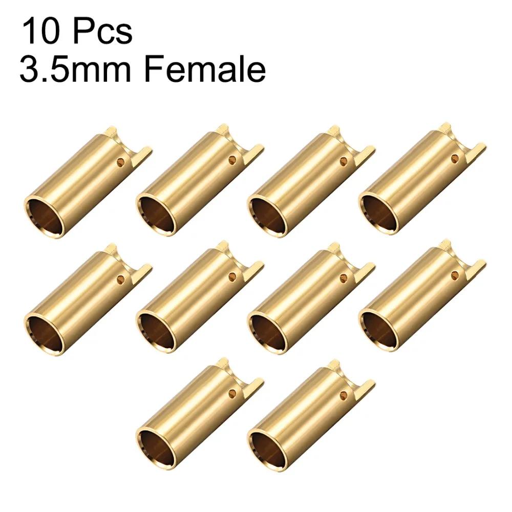 Uxcell 10pcs 4mm 5.5mm 6mm 6.5mm Female/Male Bullets Connector Gold Plated Banana Plugs for RC Battery ESC Motor Durable
Uxcell 10pcs 4mm 5.5mm 6mm 6.5mm Female/Male Bullets Connector Gold Plated Banana Plugs for RC Battery ESC Motor Durable