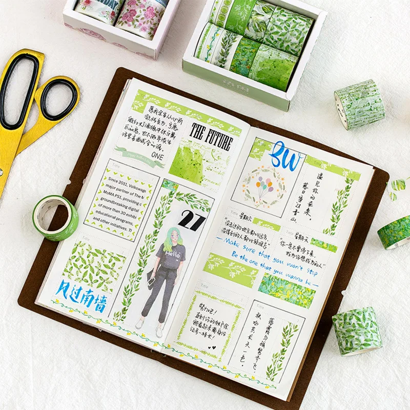 10 Pcs/Box Fantasy ocean Beautiful washi tape flowers plant DIY decoration for scrapbooking masking tape adhesive tape
10 Pcs/Box Fantasy ocean Beautiful washi tape flowers plant DIY decoration for scrapbooking masking tape adhesive tape