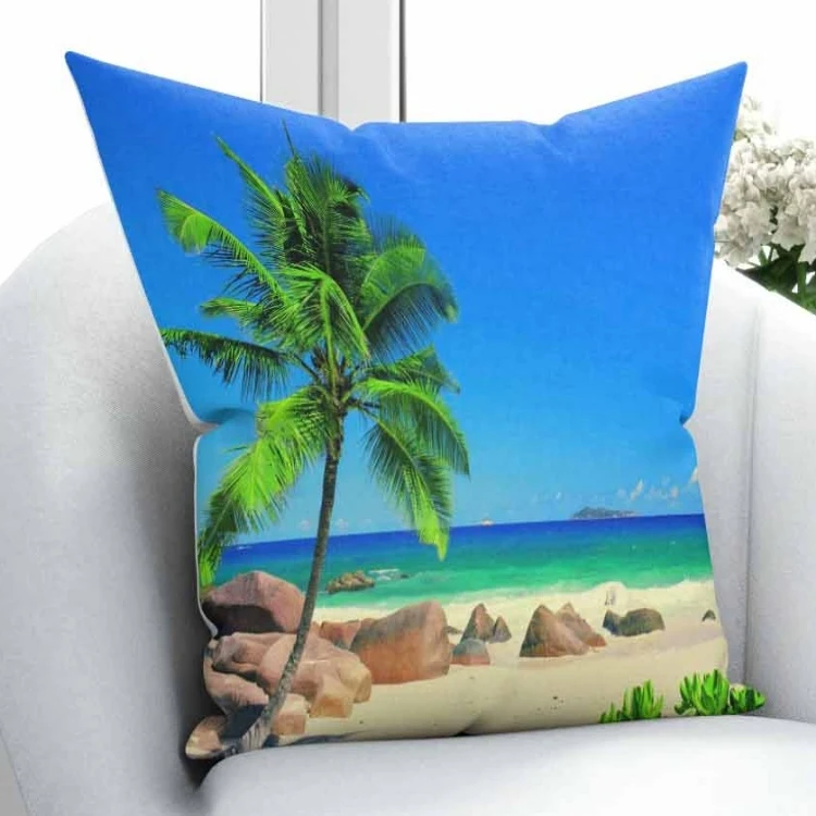 Else Green Tropical Palm Tree Beach Sea Brown Sand 3D Pattern Print Throw Pillow Case Cushion Cover Square Hidden Zipper 45x45cm
Else Green Tropical Palm Tree Beach Sea Brown Sand 3D Pattern Print Throw Pillow Case Cushion Cover Square Hidden Zipper 45x45cm
