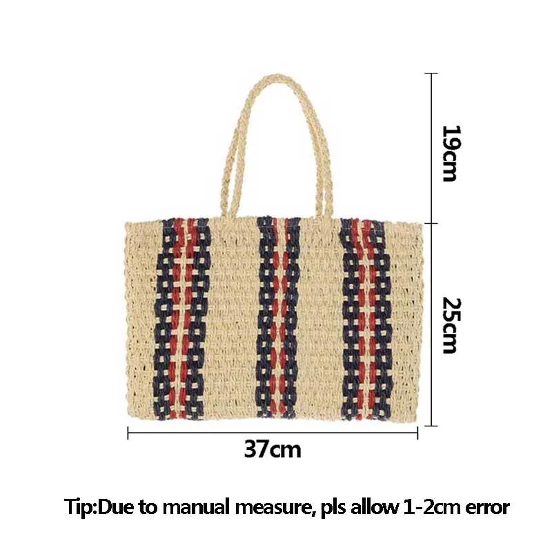 Summer Women Fashion Straw Bags INS Popular Beach Female Handbag Lady Large Handmade Shoulder Bag Travel Knitted Bolsa SS3225
Summer Women Fashion Straw Bags INS Popular Beach Female Handbag Lady Large Handmade Shoulder Bag Travel Knitted Bolsa SS3225
