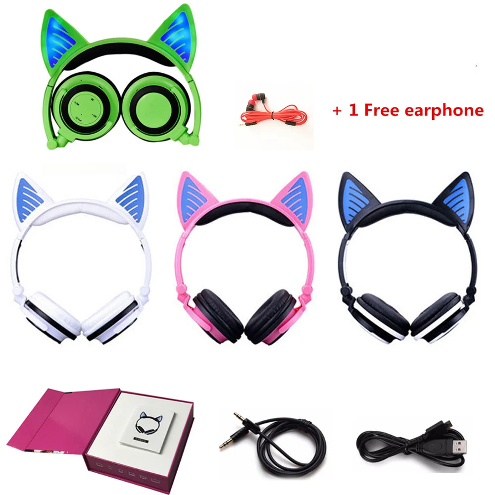 YiJee Wireless Bluetooth Headset Cat Headphones LED Glowing Cat Ear Earphone with Mic for PC Computer and Mobile Phone
YiJee Wireless Bluetooth Headset Cat Headphones LED Glowing Cat Ear Earphone with Mic for PC Computer and Mobile Phone