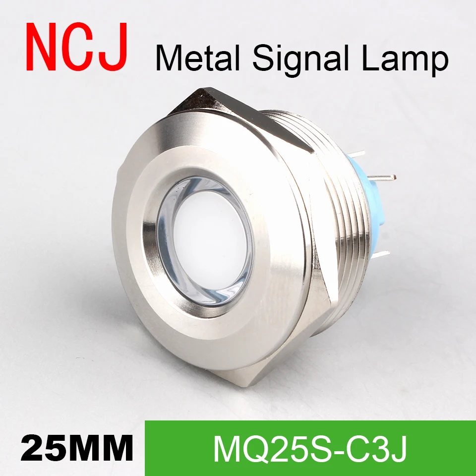 NCJ 25 мм металлическая светодиодная сигнальная лампа, индикатор, пилот, предупреждающий свет, вывеска, панель для автомобиля, приборная панел...
NCJ 25 мм металлическая светодиодная сигнальная лампа, индикатор, пилот, предупреждающий свет, вывеска, панель для автомобиля, приборная панел...