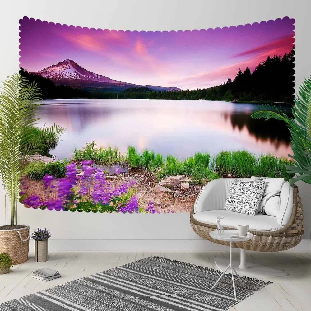 Else Purple Sky Black Bridge Lake Green Grass Floral 3D Print Decorative Hippi Bohemian Wall Hanging Landscape Tapestry Wall Art
Else Purple Sky Black Bridge Lake Green Grass Floral 3D Print Decorative Hippi Bohemian Wall Hanging Landscape Tapestry Wall Art