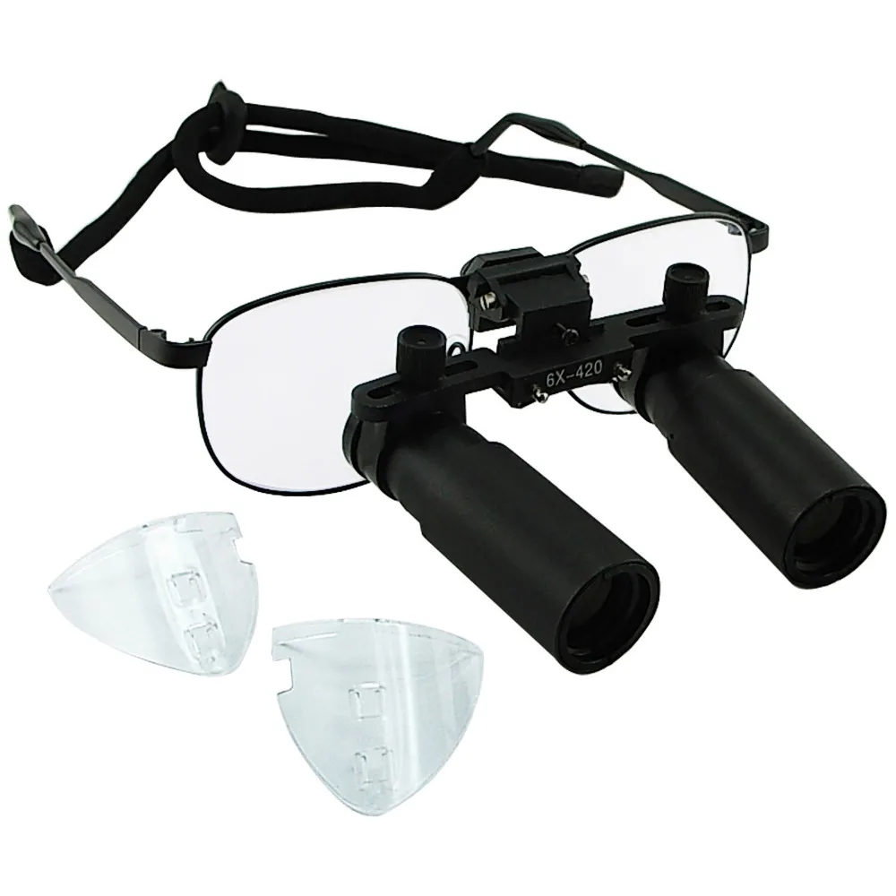 6.0x Magnification Dental Loupes Nickel Alloy Frame Keplerian Surgical Medical 45mm Field of View+ 25mm Depth of Field Loupe
6.0x Magnification Dental Loupes Nickel Alloy Frame Keplerian Surgical Medical 45mm Field of View+ 25mm Depth of Field Loupe