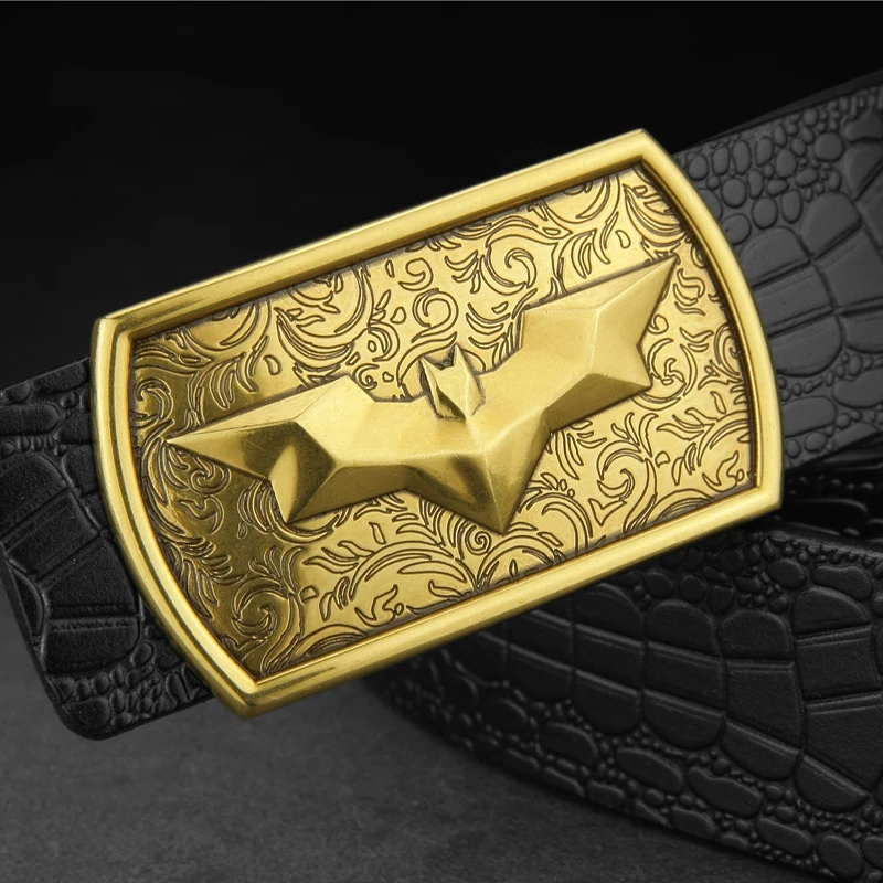 Men designer fashion buckle genuine leather belt high quality luxury Waist Strap Handsome Cowskin gold wide belt ceinture homme
Men designer fashion buckle genuine leather belt high quality luxury Waist Strap Handsome Cowskin gold wide belt ceinture homme