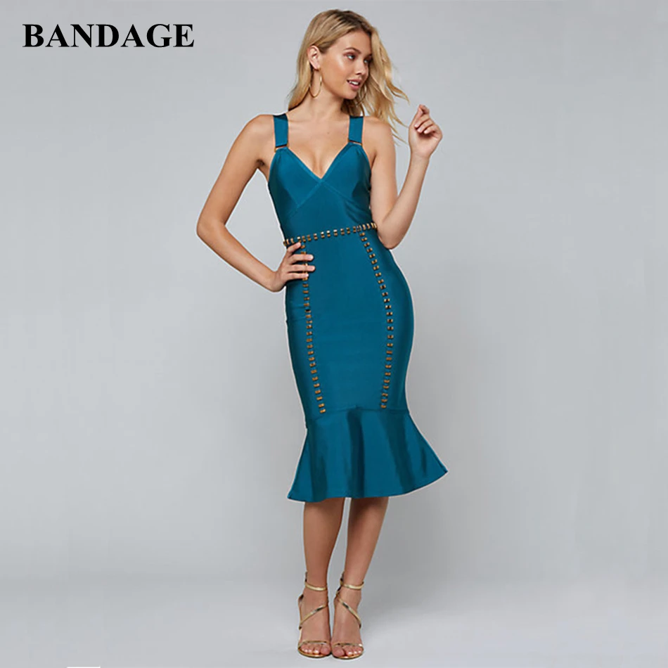 Summer Sexy Spaghetti Strap Women Bandage Dress New Arrival V Neck Rivet Dresses Celebrity Party Club Backless Vestido
Summer Sexy Spaghetti Strap Women Bandage Dress New Arrival V Neck Rivet Dresses Celebrity Party Club Backless Vestido