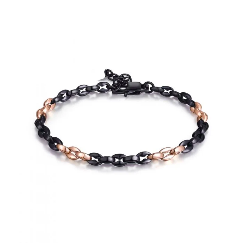 Hot Sale Men Fashion Black Bracelet for Men Women Stainless Steel Coffee Beans Jewelry Square Buckle Accessories
Hot Sale Men Fashion Black Bracelet for Men Women Stainless Steel Coffee Beans Jewelry Square Buckle Accessories