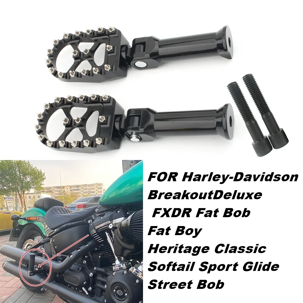 For Harley Street Bob FXBB 107 2018-2020 Motorcycle Foot Rests Folding Footboards Cafe Racer CNC Black Rest Pedals Pegs Parts
For Harley Street Bob FXBB 107 2018-2020 Motorcycle Foot Rests Folding Footboards Cafe Racer CNC Black Rest Pedals Pegs Parts