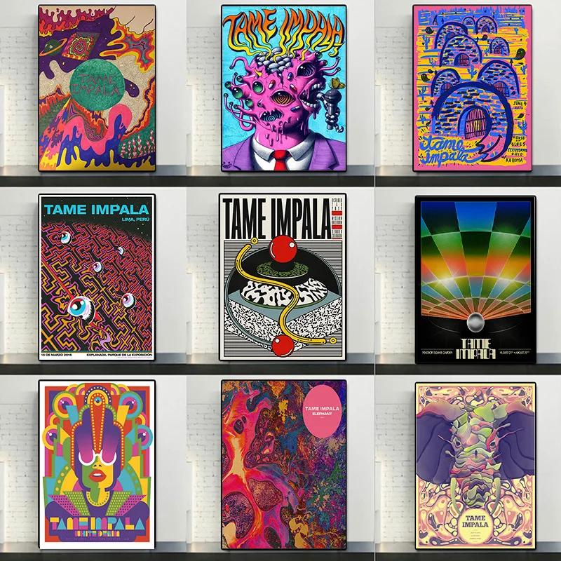 Tame Impala Abstract Psychedelic Poster And Prints For Living Room Wall Art Rock Music Band Tour Art Canvas Painting Home Decor
Tame Impala Abstract Psychedelic Poster And Prints For Living Room Wall Art Rock Music Band Tour Art Canvas Painting Home Decor