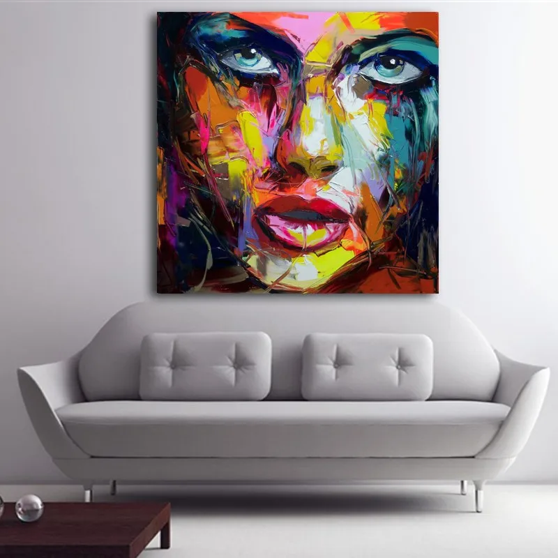 Francoise Nielly Palette Knife Portrait Face Oil Painting Hand Painted Character Figure Canvas Wall Art Picture For Living Room
Francoise Nielly Palette Knife Portrait Face Oil Painting Hand Painted Character Figure Canvas Wall Art Picture For Living Room