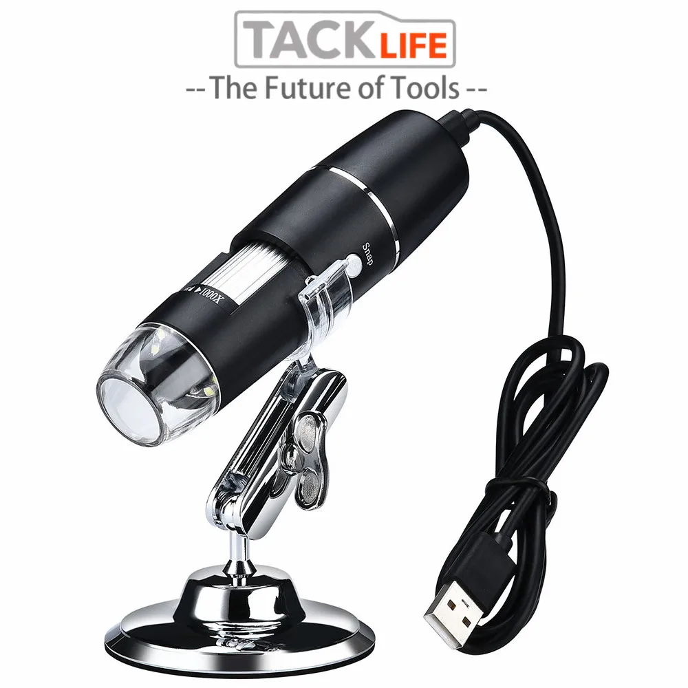 TACKLIFE 1000X USB 8 Led Lights Electron Microscope Ear Cleaning Tool Monitoring Digital Microscope Camera For Android iOS 
TACKLIFE 1000X USB 8 Led Lights Electron Microscope Ear Cleaning Tool Monitoring Digital Microscope Camera For Android iOS