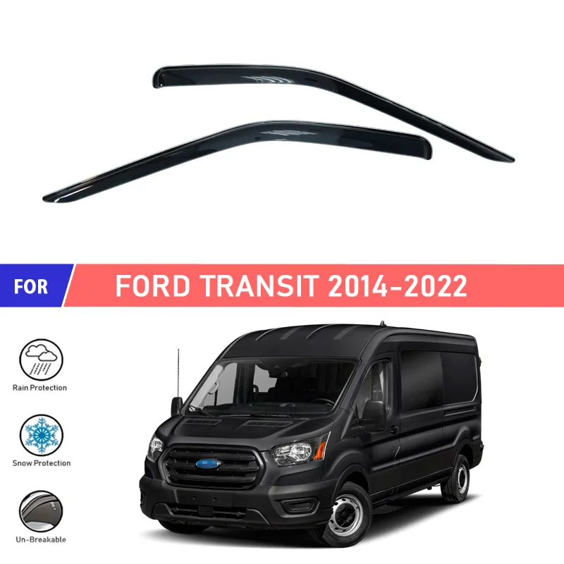 Дефлектор окон для Ford Transit 2014-ветрозащитный козырек вентиляции защита от солнца