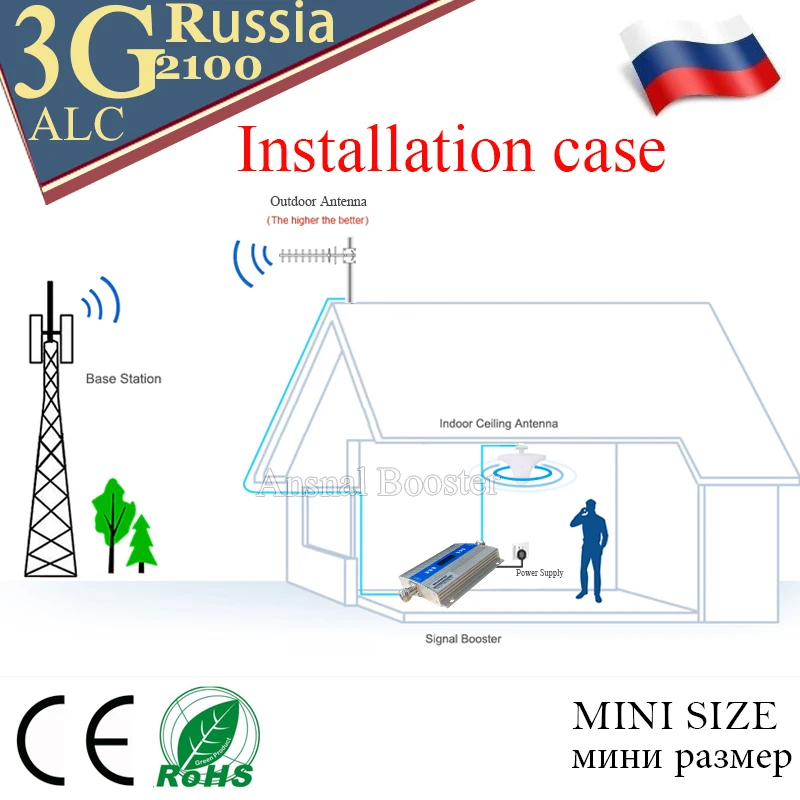 3g Cellular Amplifier WCDMA 2100 ALC Mobile Signal Booster UMTS 2100MHZ GSM Repeater 2G 3G Cellphone cellular signal Amplifier
3g Cellular Amplifier WCDMA 2100 ALC Mobile Signal Booster UMTS 2100MHZ GSM Repeater 2G 3G Cellphone cellular signal Amplifier