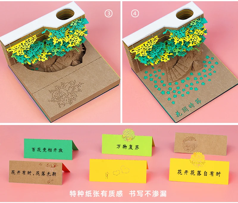 Omoshiroi Block 3D Memo Pad Stickers160 Sheets Natural Plants Model Sticky Notes Scrapbooking Acrylic Box Diy Kawaii Notepad
Omoshiroi Block 3D Memo Pad Stickers160 Sheets Natural Plants Model Sticky Notes Scrapbooking Acrylic Box Diy Kawaii Notepad