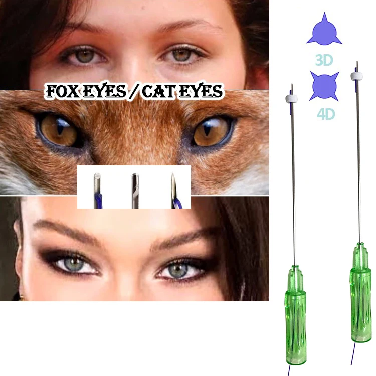 Fox Eye Cat Eye Cog 3D 4D 6D 21G60mm Face lifting 19G 100mm pdo thread Fish Bone thread Strong Lifting
Fox Eye Cat Eye Cog 3D 4D 6D 21G60mm Face lifting 19G 100mm pdo thread Fish Bone thread Strong Lifting