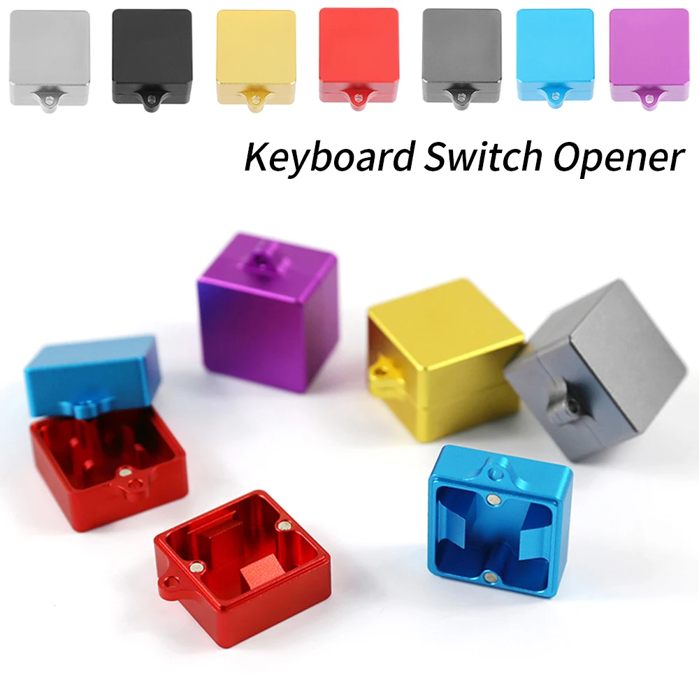 

Mechanical Keyboard Switch Opener CNC Aluminum Alloy for Cherry Outemu Gateron Kailh 2in1 MX Switches Lubricate Shaft Opener New